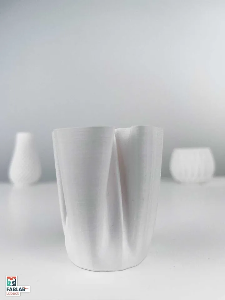 Gedruckte Designvasen aus PLA
