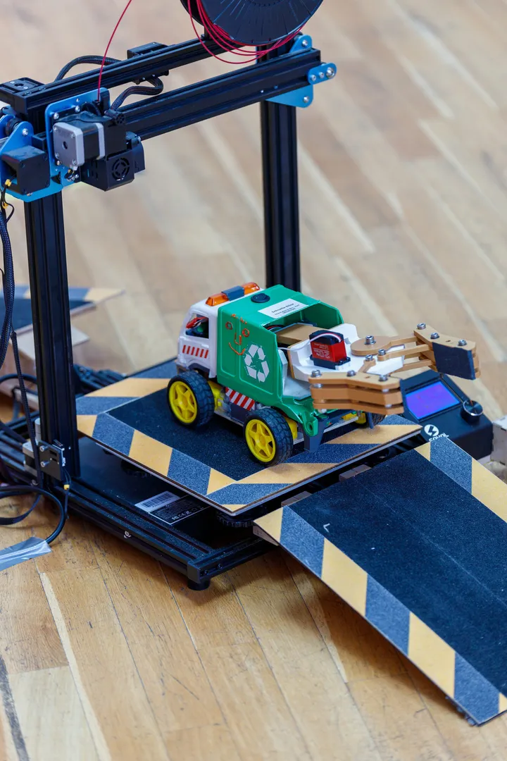 Der Rescuebot Müllauto